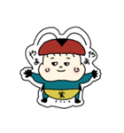蛍の着ぐるみを着た蛍ちゃん（個別スタンプ：1）