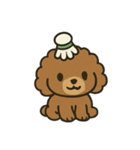 Badminton Dog [No Text]（個別スタンプ：1）