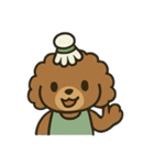 Badminton Dog [No Text]（個別スタンプ：11）