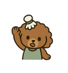 Badminton Dog [No Text]（個別スタンプ：16）