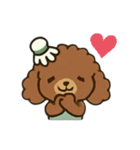 Badminton Dog [No Text]（個別スタンプ：18）