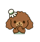 Badminton Dog [No Text]（個別スタンプ：21）