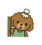 Badminton Dog [No Text]（個別スタンプ：26）