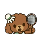Badminton Dog [No Text]（個別スタンプ：29）