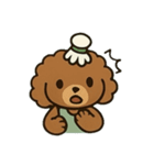 Badminton Dog [No Text]（個別スタンプ：35）