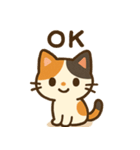 ほのぼの三毛猫スタンプ（個別スタンプ：18）