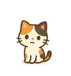 ほのぼの三毛猫スタンプ（個別スタンプ：30）