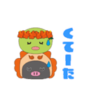 えいとん＆かめっぷる（個別スタンプ：15）