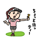 ゴルフ女子 ダジャレ（個別スタンプ：5）
