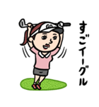 ゴルフ女子 ダジャレ（個別スタンプ：11）