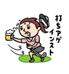 ゴルフ女子 ダジャレ（個別スタンプ：15）