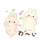 飛びだす♡もふリチーうさちゃん3（個別スタンプ：14）