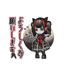 アンデッド動く⚰️ヴァンパイア女子（個別スタンプ：2）
