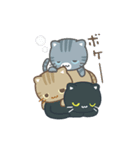 動く！もやもや…3びきのねこ（個別スタンプ：14）