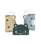動く！もやもや…3びきのねこ（個別スタンプ：23）