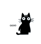 きょとん顔の黒猫 vol1（個別スタンプ：37）