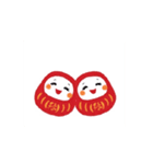さゆりんの幸福♡動くトキメク笑顔だるま（個別スタンプ：2）