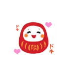 さゆりんの幸福♡動くトキメク笑顔だるま（個別スタンプ：3）