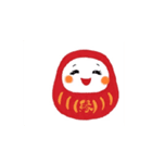 さゆりんの幸福♡動くトキメク笑顔だるま（個別スタンプ：14）