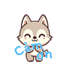 赤ちゃんオオカミの生活 (ベトナム) Ver5（個別スタンプ：21）