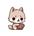 赤ちゃんオオカミの生活 (タイ) Ver5（個別スタンプ：35）