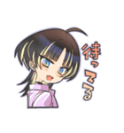 ウルフカットの女の子スタンプ（個別スタンプ：15）