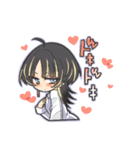 ウルフカットの女の子スタンプ（個別スタンプ：29）