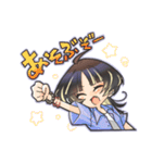 ウルフカットの女の子スタンプ（個別スタンプ：38）