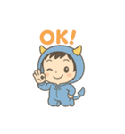 おにちゃん（青）（個別スタンプ：6）