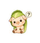 だいこんぶたの甘えんぼ日常（個別スタンプ：21）