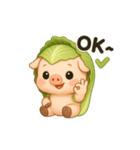 だいこんぶたの甘えんぼ日常（個別スタンプ：24）