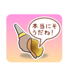 ほら貝メッセージ やさしい40 女性向け（個別スタンプ：11）