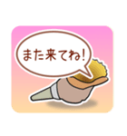 ほら貝メッセージ やさしい40 女性向け（個別スタンプ：30）
