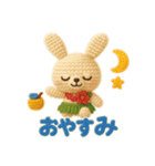 ハワイ大好き！ぬいぐるみのフラうさちゃん（個別スタンプ：8）