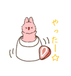 もふアニマル(スイーツ)（個別スタンプ：3）