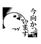 圧が強めのシマエナガ【日常会話編】（個別スタンプ：38）