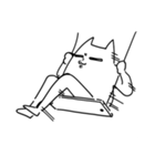 胴が長い猫2（個別スタンプ：11）