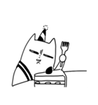 胴が長い猫2（個別スタンプ：14）