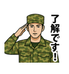 陸上自衛隊のLINEスタンプ12（個別スタンプ：19）