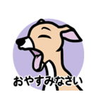 【フォーン3】1年中使える♡パピーイタグレ（個別スタンプ：4）