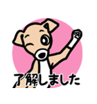 【フォーン3】1年中使える♡パピーイタグレ（個別スタンプ：10）