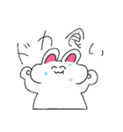 汎用性が高いうさぎちゃんのスタンプ5（個別スタンプ：2）