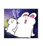 汎用性が高いうさぎちゃんのスタンプ5（個別スタンプ：5）