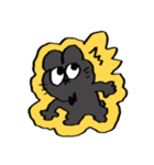 ●くろぴょんのいろいろスタンプ（個別スタンプ：3）