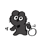 ●くろぴょんのいろいろスタンプ（個別スタンプ：16）