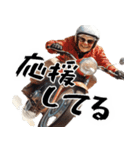 爆走ばばぁの前向き返信スタンプ！(超便利)（個別スタンプ：7）