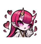 鬼の娘の日常（個別スタンプ：21）