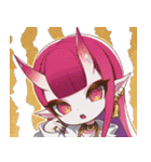 鬼の娘の日常（個別スタンプ：37）