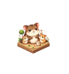 2.5d ハムスターファミリー（個別スタンプ：10）