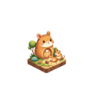 2.5d ハムスターファミリー（個別スタンプ：18）